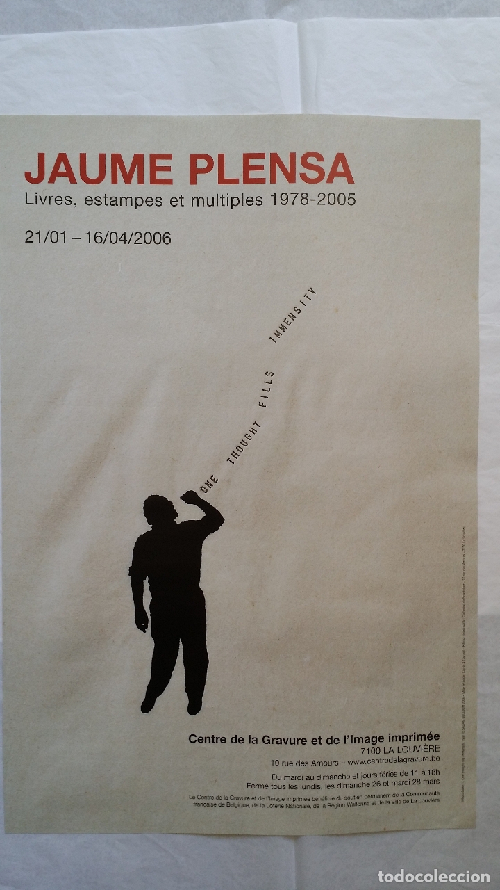 Arte: Jaume PLENSA: affiche original, Whos black, 2006 - Foto 2