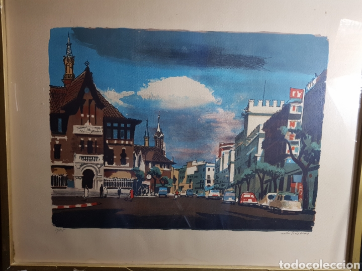 Arte: Litograf&iacute;a de Frederic Lloveras - Foto 2