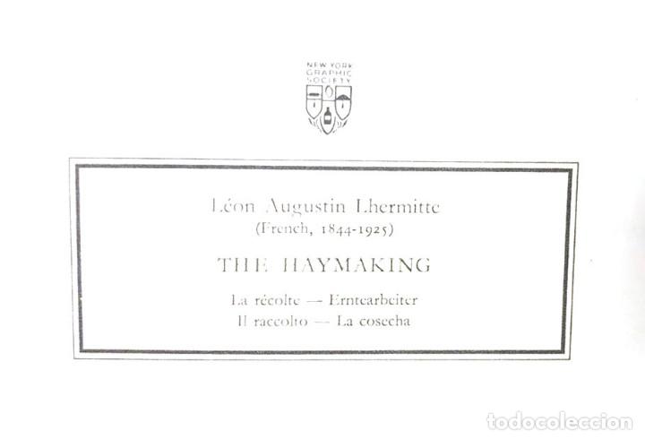 Arte: LE&Oacute;N AUGUSTIN LHERMITTE (1944-1925) - Foto 2