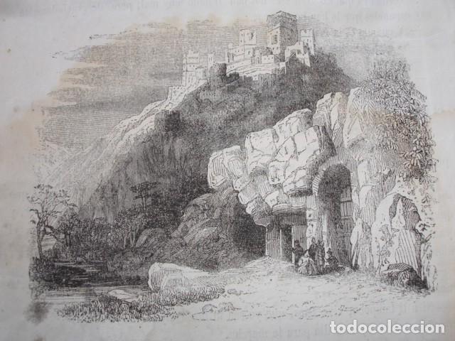 Arte: GRANADA .GRABADO ORIGINAL A&Ntilde;O 1849