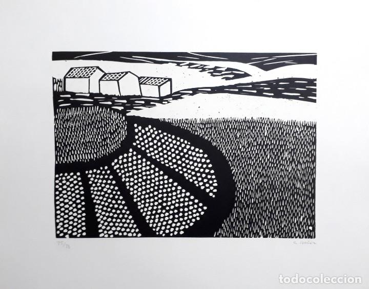 Arte: Concha ib&aacute;&ntilde;ez. Lin&oacute;leo. - Foto 1