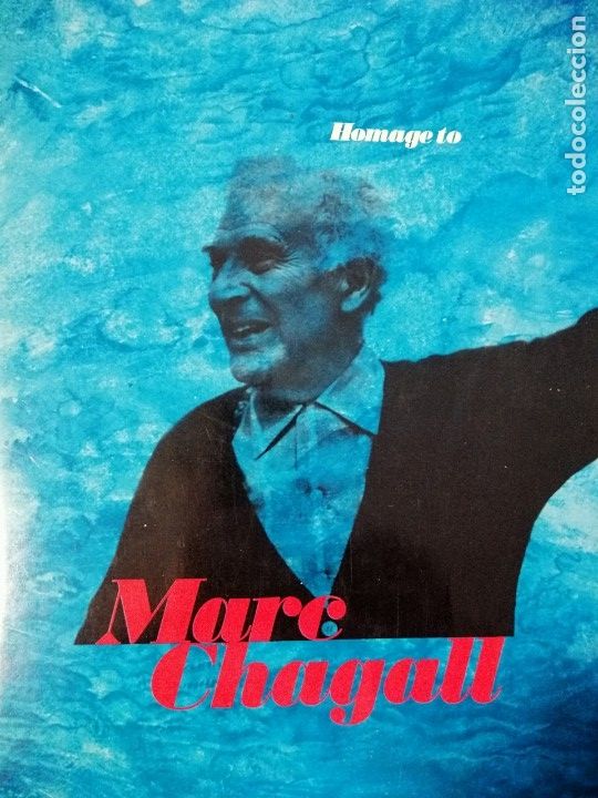 Arte: Homage to Chagall. Libro con litograf&iacute;a.