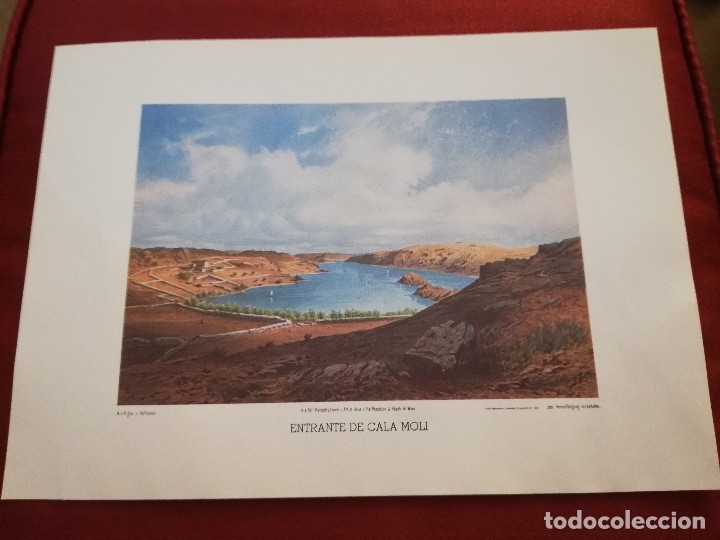 Arte: LITOGRAF&Iacute;A ENTRANTE DE CALA MOL&Iacute;, MENORCA - Foto 1