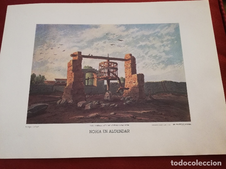 Arte: LITOGRAF&Iacute;A NORIA EN ALGENDAR, MENORCA - Foto 1