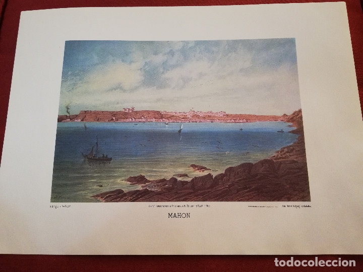 Arte: LITOGRAF&Iacute;A MAH&Oacute;N, MENORCA - Foto 1