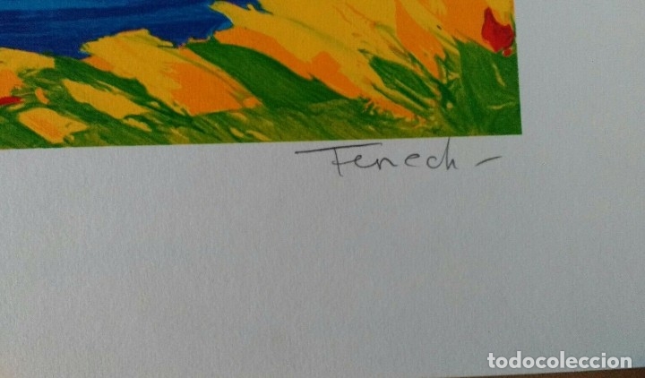 Arte: Fenech. Litograf&iacute;a firmada y numerada. - Foto 2