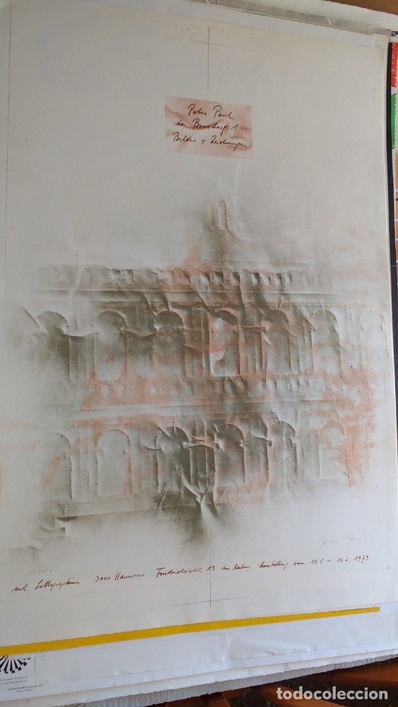 Arte: Peter Paul. Litograf&iacute;a firmada y numerada. - Foto 1
