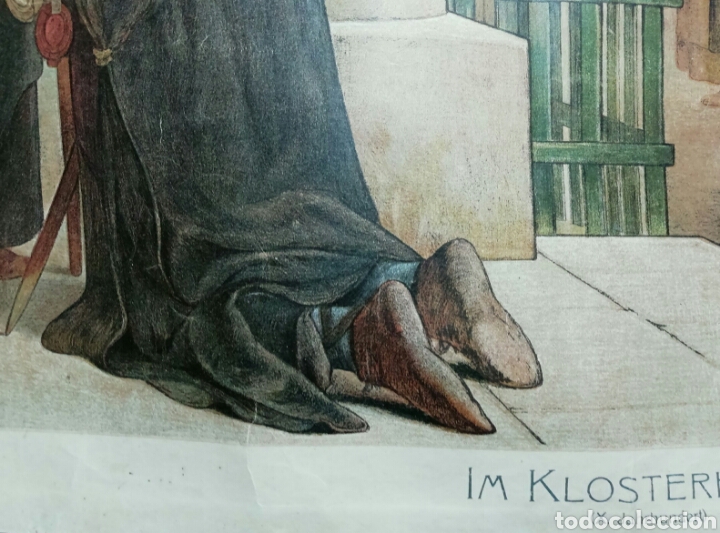 Arte: LITOGRAFIA A COLOR LEIPZIGER - Foto 3