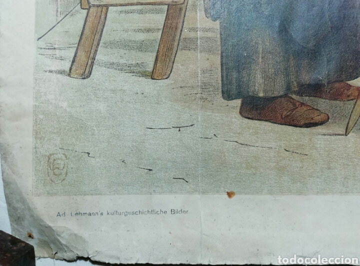Arte: LITOGRAFIA A COLOR LEIPZIGER - Foto 8