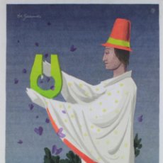 Arte: ITALO DE GRANDI (1912 - 1988), LITOGRAFÍA, PERSONAJE, TIRAJE 149 / 150, FIRMADA. 53,5X27,5CM. Lote 190330583