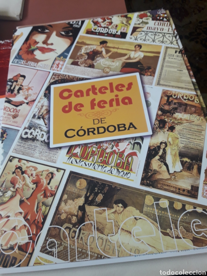 Arte: Carpeta con 20 carteles litograf&iacute;as de la Feria de C&oacute;rdoba