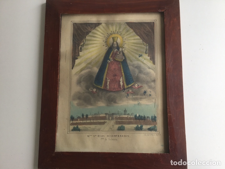Art: Virgen de los desamparados de Valencia, de Gin&eacute;s Ruiz de finales del XIX.