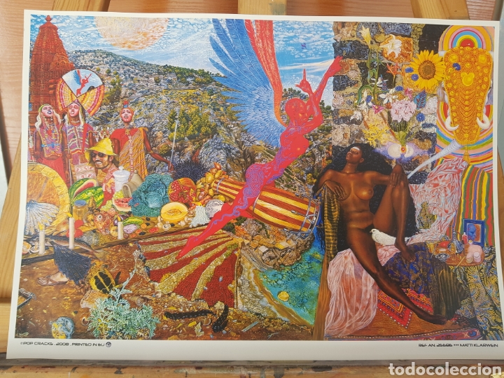 Art: ABRAXAS DE SANTANA ANUNCIACI&Oacute;N A LA VIRGEN. CARTEL LITOGRAFICO. ARTE &Eacute;TNICO LATINO. MEXICO