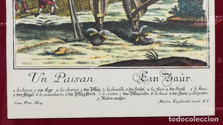 Arte: CUADRO CON LITOGRAFIAS A COLOR FRANCESAS - Foto 7