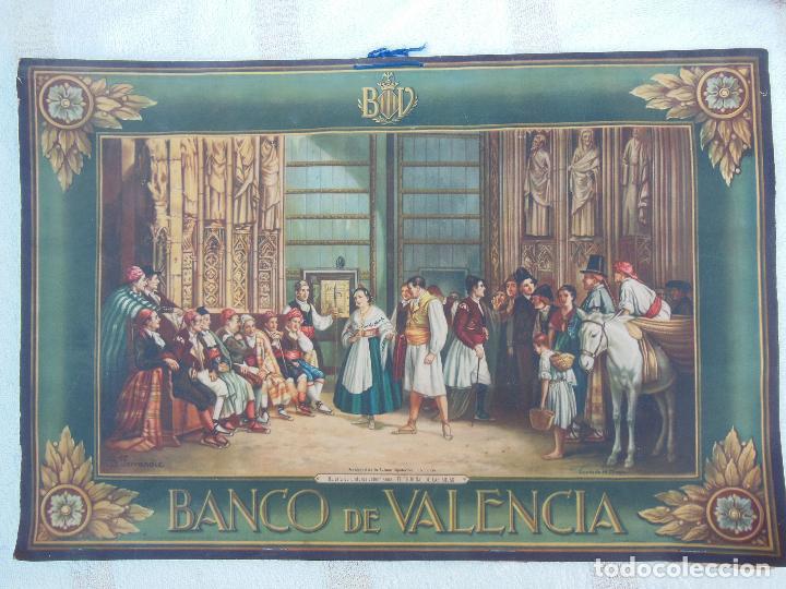 Arte: EL TRIBUNAL DE LAS AGUAS. BANCO DE VALENCIA. 1955