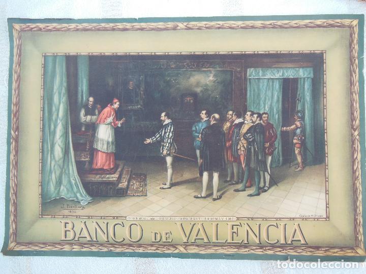 Arte: PRESENTACI&Oacute;N DEL CARDENAL ADRIANO ANTE LOS AGERMANADOS VALENCIANOS. BANCO DE VALENCIA. 1955