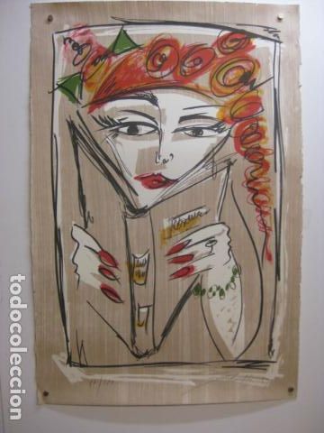 Kunst: fira del llibre cartel litografia firmada y numerada mill&agrave;