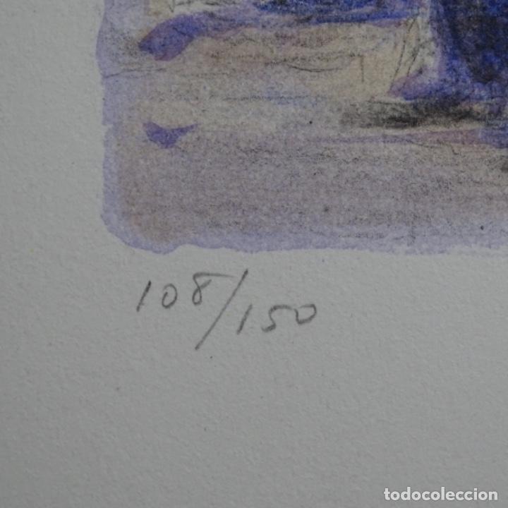 Arte: Litograf&iacute;a de Sim&oacute;n busom.108/150. - Foto 7