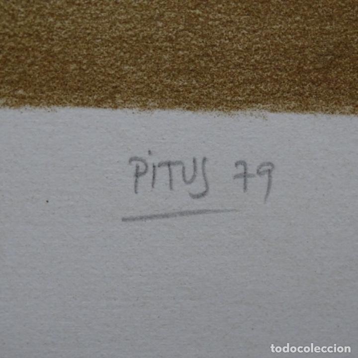 Arte: Litograf&iacute;a firmada pitus 79.33/75 - Foto 9