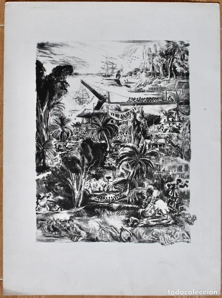 Art: INTERESANTE LITOGRAFIA - EDY LEGRAND - 1931 PARIS- 35 X 47 CM.