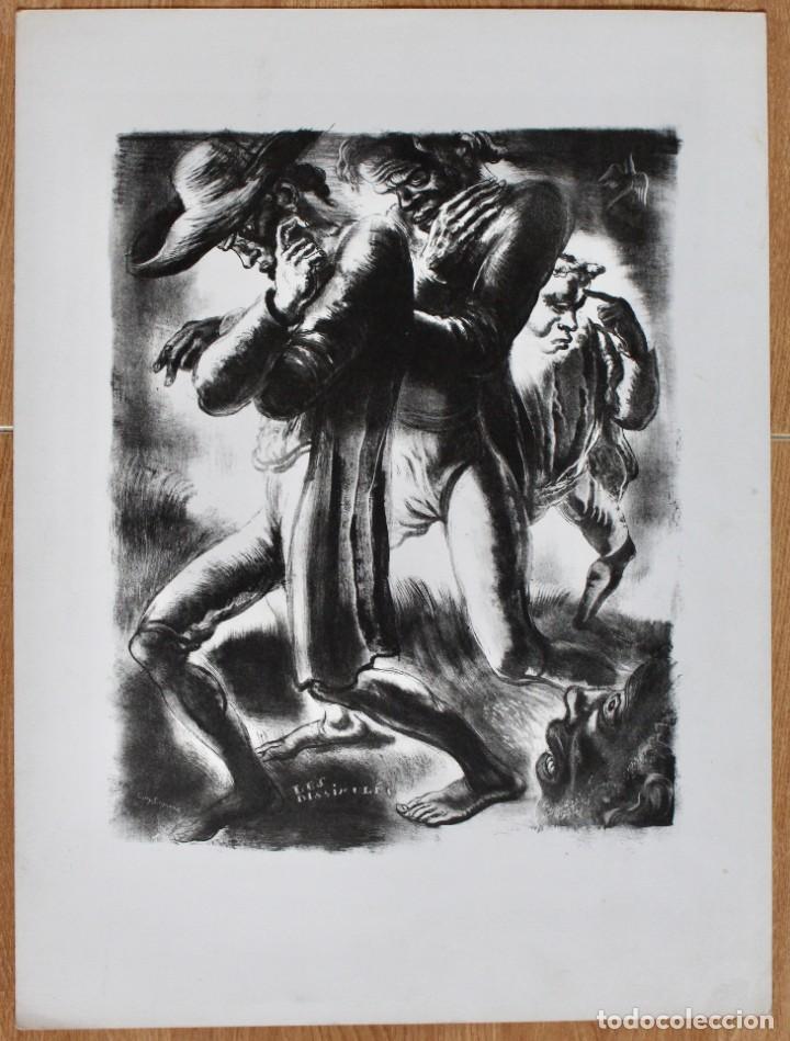 Art: INTERESANTE LITOGRAFIA - EDY LEGRAND - 1931 PARIS- 35 X 47 CM.