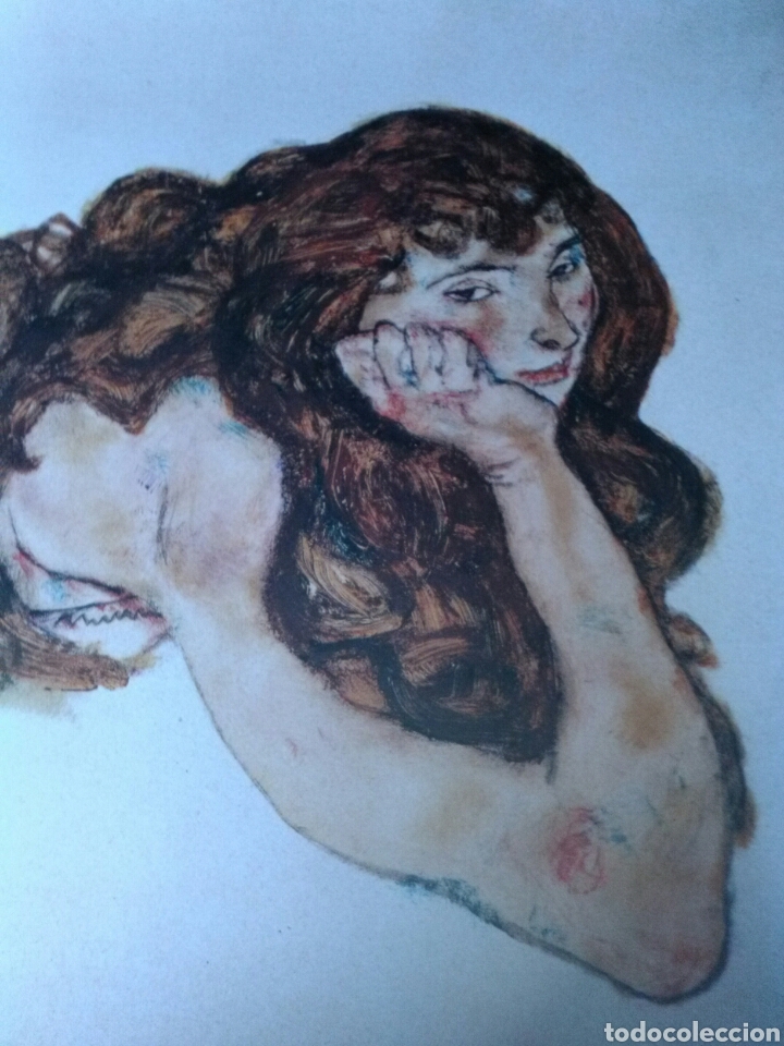 Arte: ***DESNUDO DE CHICA.***EGON SCHIELE.P&Oacute;STER. - Foto 3