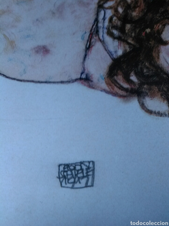 Arte: ***DESNUDO DE CHICA.***EGON SCHIELE.P&Oacute;STER. - Foto 4