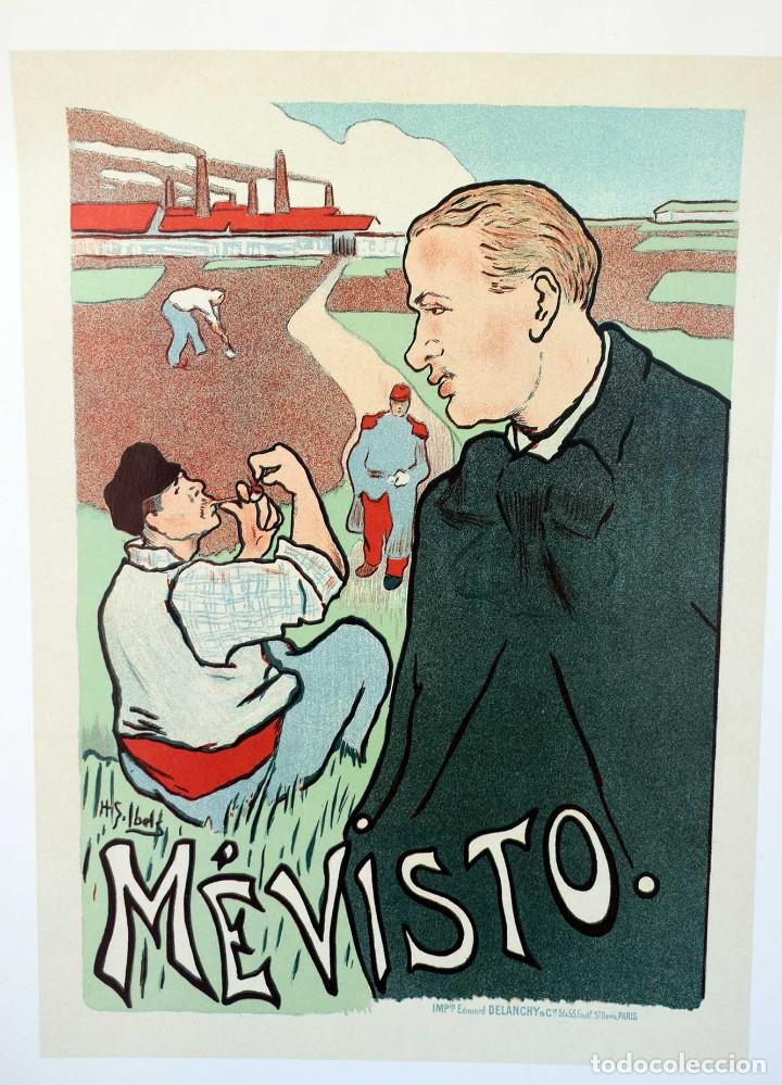 Arte: Cartel frances estilo art nouveau. 30 x 48 cm