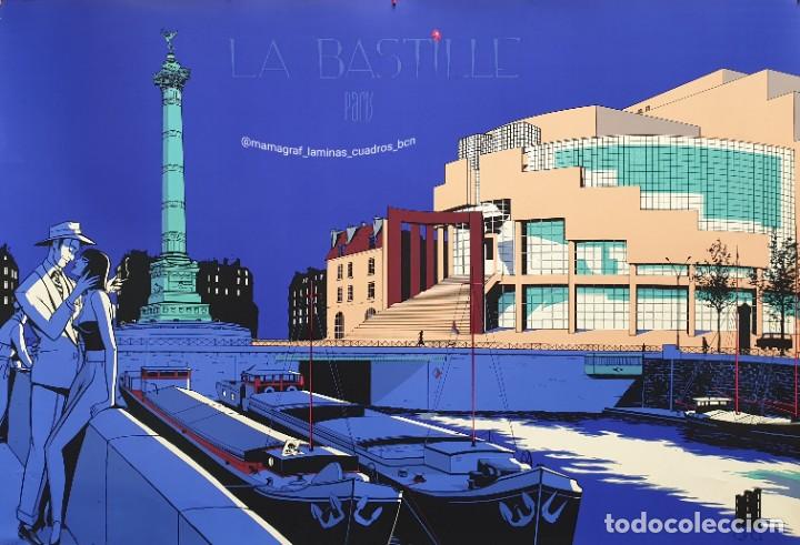 Arte: LITOGRAF&Iacute;A. LA BASTILLE, PARIS. MAMAGRAF - Foto 1