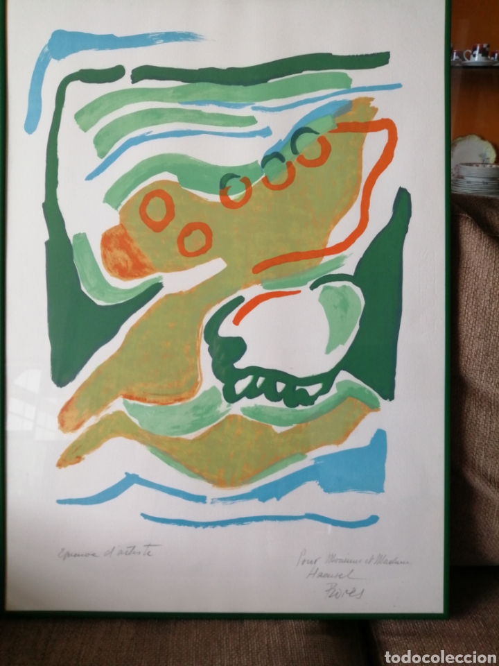 Arte: Francisco Bores. Litograf&iacute;a - Foto 1
