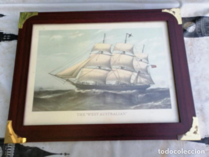 Arte: CUADRO CON LA LITROGRAF&Iacute;A DEL NAV&Iacute;O &rdquo;THE WEST AUSTRALIAN&rdquo; - Foto 4