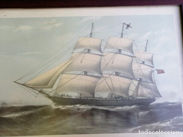 Arte: CUADRO CON LA LITROGRAF&Iacute;A DEL NAV&Iacute;O &rdquo;THE WEST AUSTRALIAN&rdquo; - Foto 6