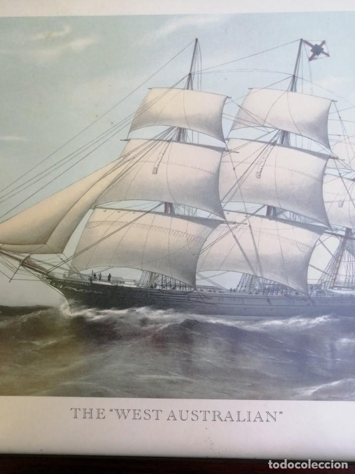 Arte: CUADRO CON LA LITROGRAF&Iacute;A DEL NAV&Iacute;O &rdquo;THE WEST AUSTRALIAN&rdquo; - Foto 7