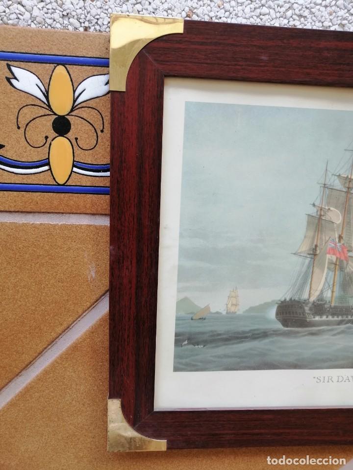 Arte: CUADRO CON LA LITROGRAF&Iacute;A DEL NAV&Iacute;O &rdquo;SIR DAVID SCOTT&rdquo; - Foto 10