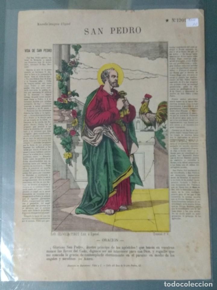 Art: LITOGRAFIA DE OLIVIER PINOT N&ordm; 1201 - SAN PEDRO