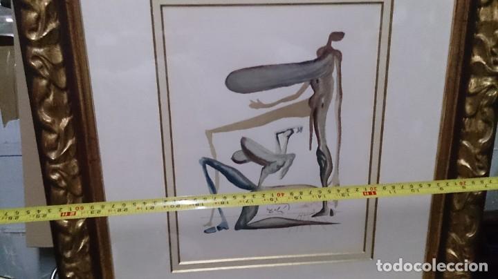 Arte: DALI litograf&iacute;a la divina comedia enmarcada - Foto 3