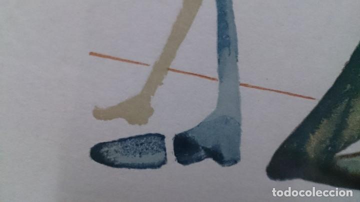 Arte: DALI litograf&iacute;a la divina comedia enmarcada - Foto 5
