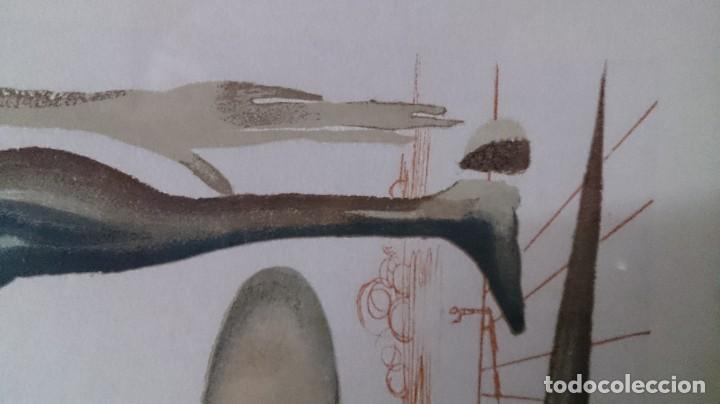 Arte: DALI litograf&iacute;a la divina comedia enmarcada - Foto 6