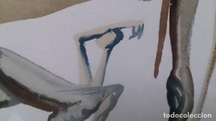 Arte: DALI litograf&iacute;a la divina comedia enmarcada - Foto 7