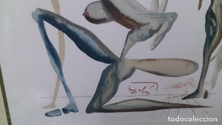 Arte: DALI litograf&iacute;a la divina comedia enmarcada - Foto 8