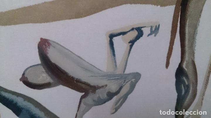 Arte: DALI litograf&iacute;a la divina comedia enmarcada - Foto 9