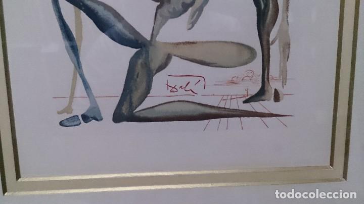Arte: DALI litograf&iacute;a la divina comedia enmarcada - Foto 12