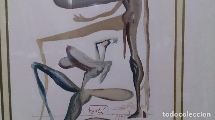 Arte: DALI litograf&iacute;a la divina comedia enmarcada - Foto 13