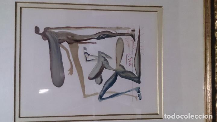 Arte: DALI litograf&iacute;a la divina comedia enmarcada - Foto 16