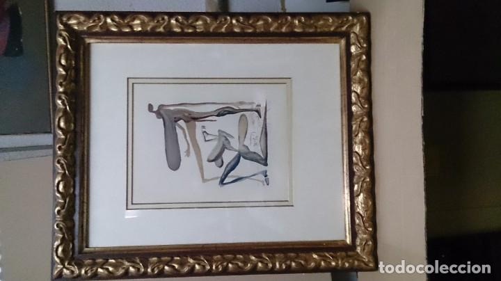 Arte: DALI litograf&iacute;a la divina comedia enmarcada - Foto 17