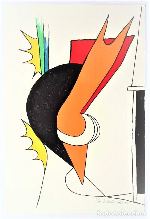 Arte: JOAN GARDY-ARTIGAS BRACELET D&acute; IVOIRE LITOGRAF&Iacute;A ORIGINAL FIRMADA Y NUMERADA 35 / 80 A L&Aacute;PIZ ARCHES