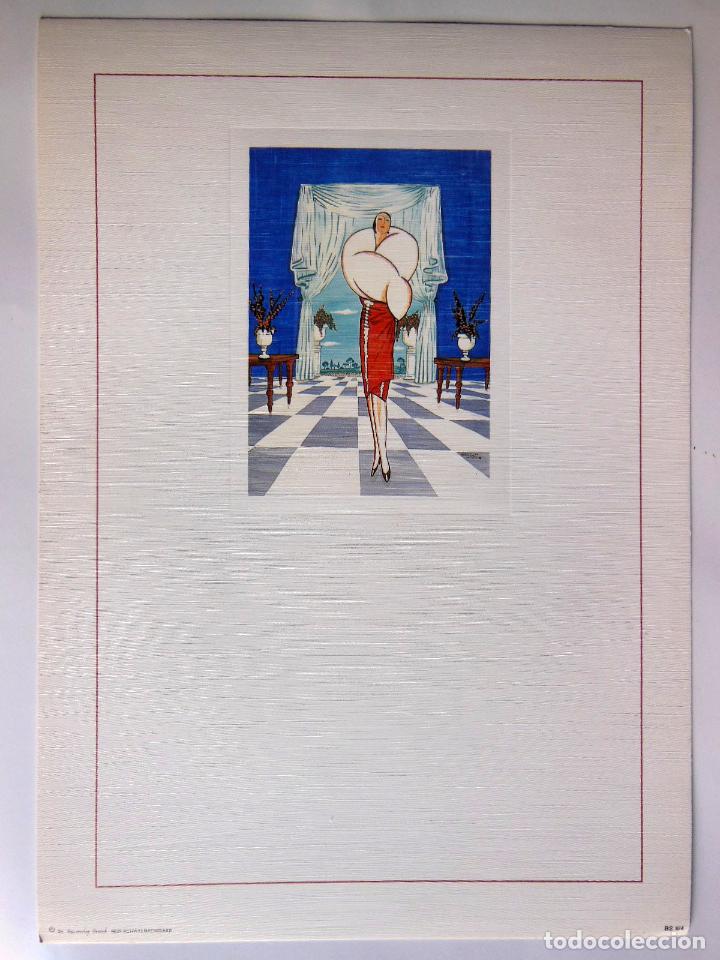 Arte: Litograf&iacute;a : LA MODELO. BS II/4. Schwalbach/Saar - Foto 2