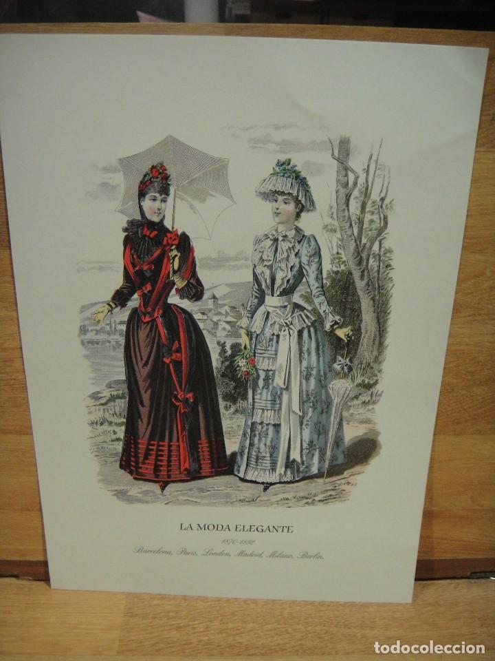 Arte: grabado litografico , la moda elegante - Foto 1