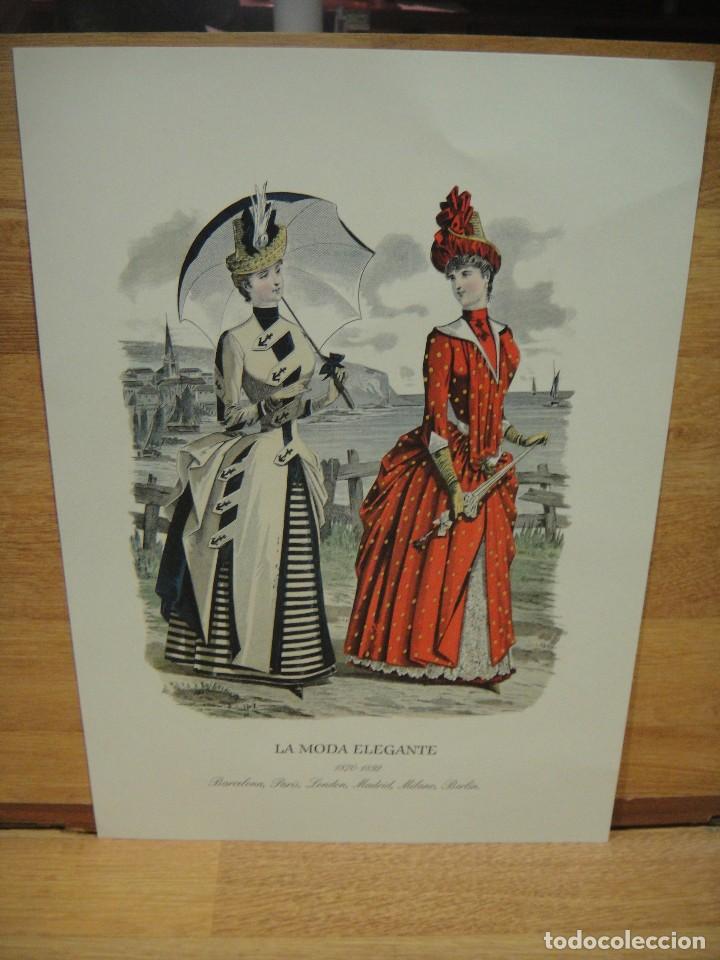 Arte: grabado litografico , la moda elegante - Foto 1