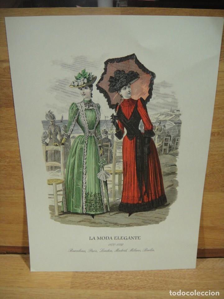 Arte: grabado litografico , la moda elegante - Foto 1